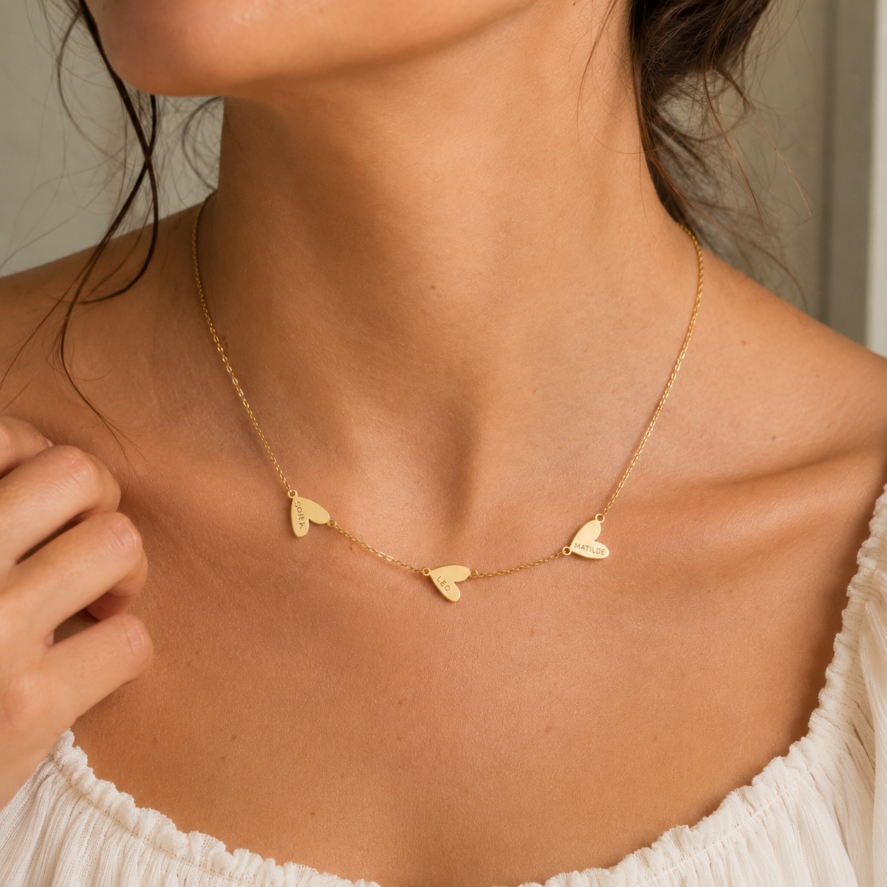 Collana "Legami" con Cuore inciso