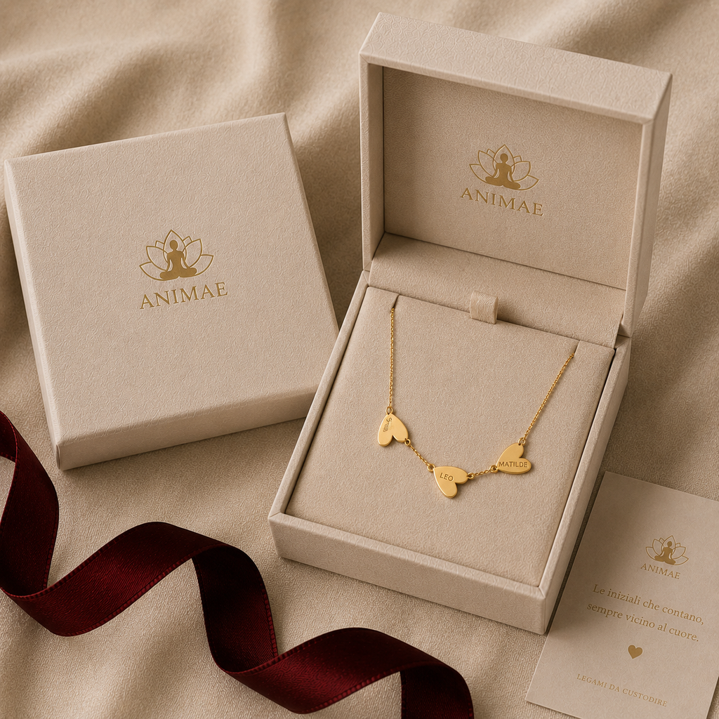 Collana "Legami" con Cuore inciso