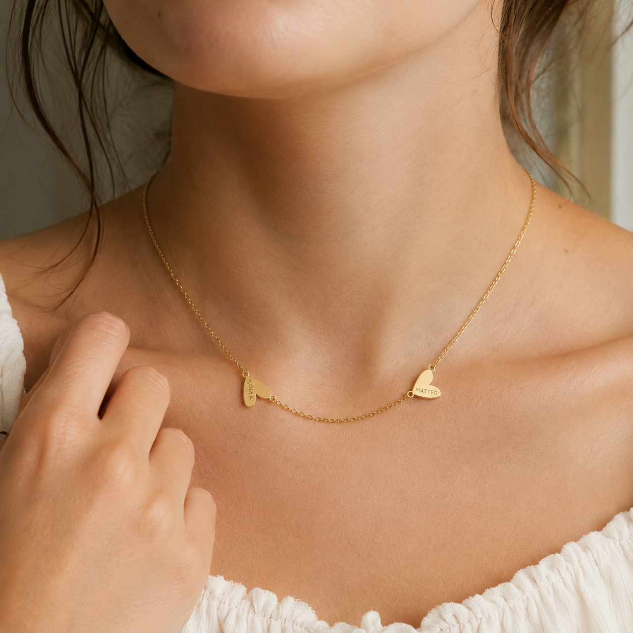 Collana "Legami" con Cuore inciso