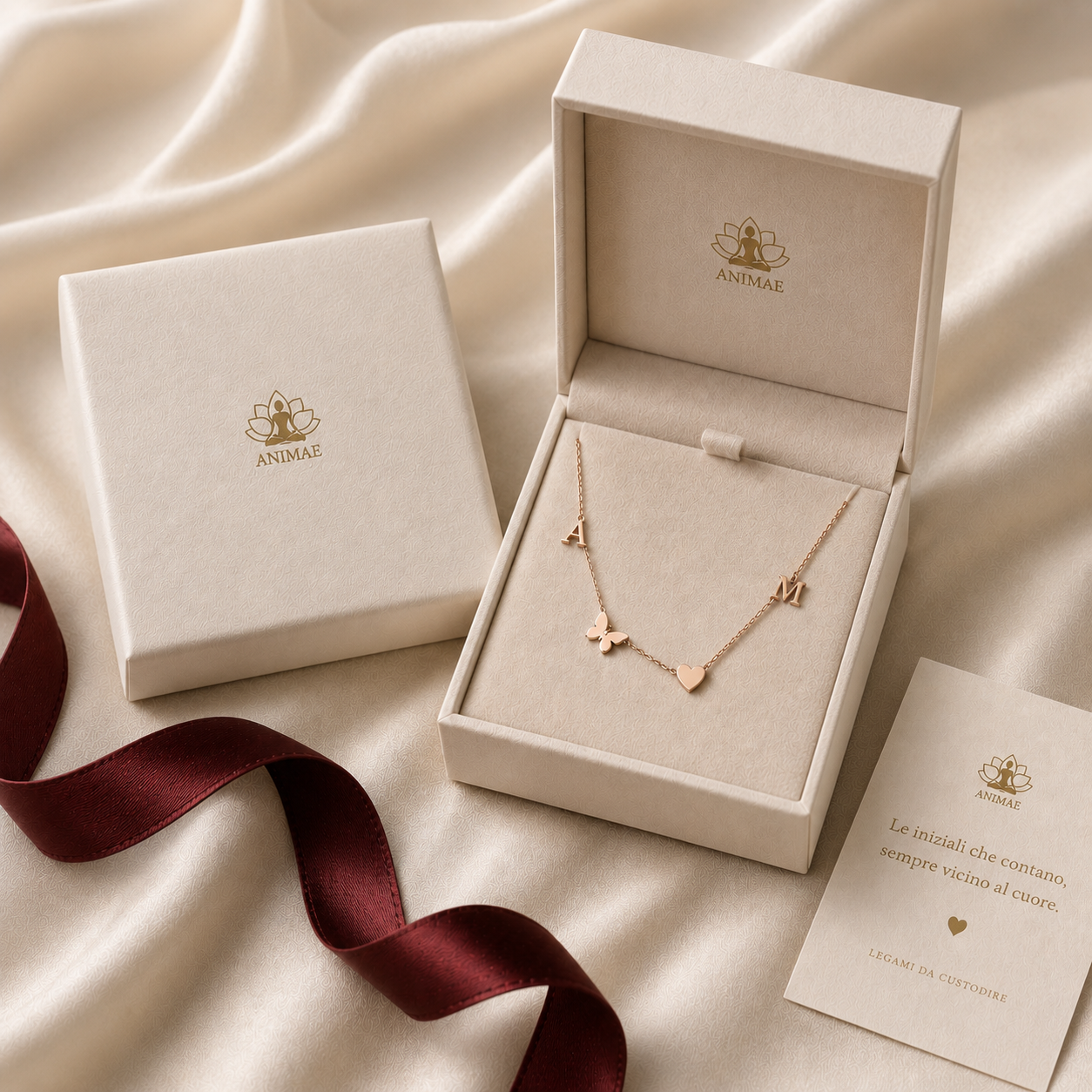 Collana Legami Animae "Oro Rosa"