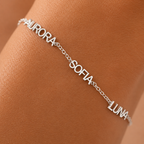 Bracciale "Legami" con Nome Argento